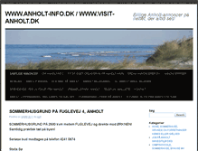 Tablet Screenshot of anholt-info.dk